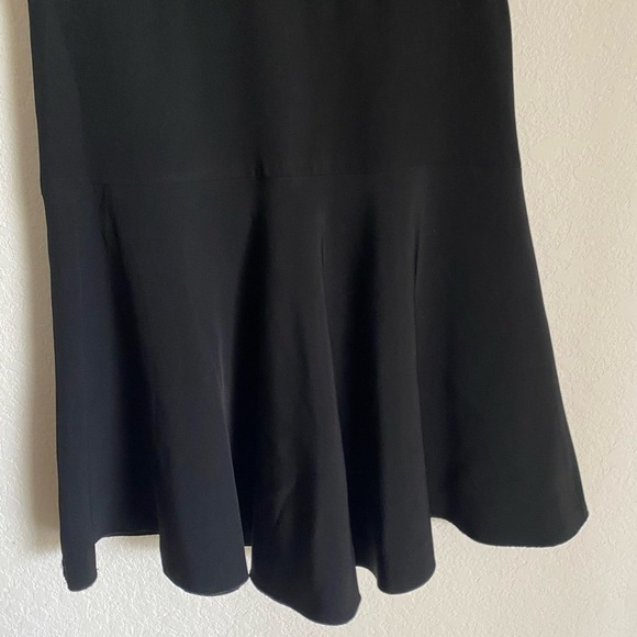 Victoria Victoria Beckham Pleated Top A-Line Elegant Black Sleeveless Dress S - Picture 5 of 13